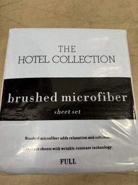 Hotel Collection Brushed Microfiber Sheet Set - White